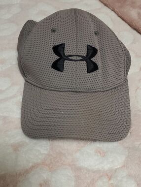 Under Armour Taupe Mesh Cap with Black Logo